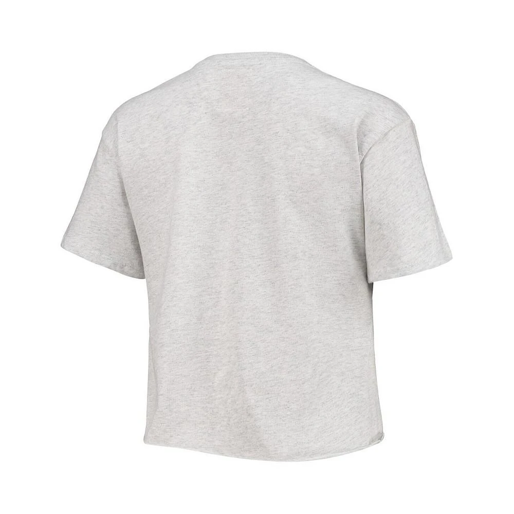商品League Collegiate Wear|Women's Ash Florida State Seminoles Classic Clothesline Crop Top,价格¥102,第3张图片详细描述