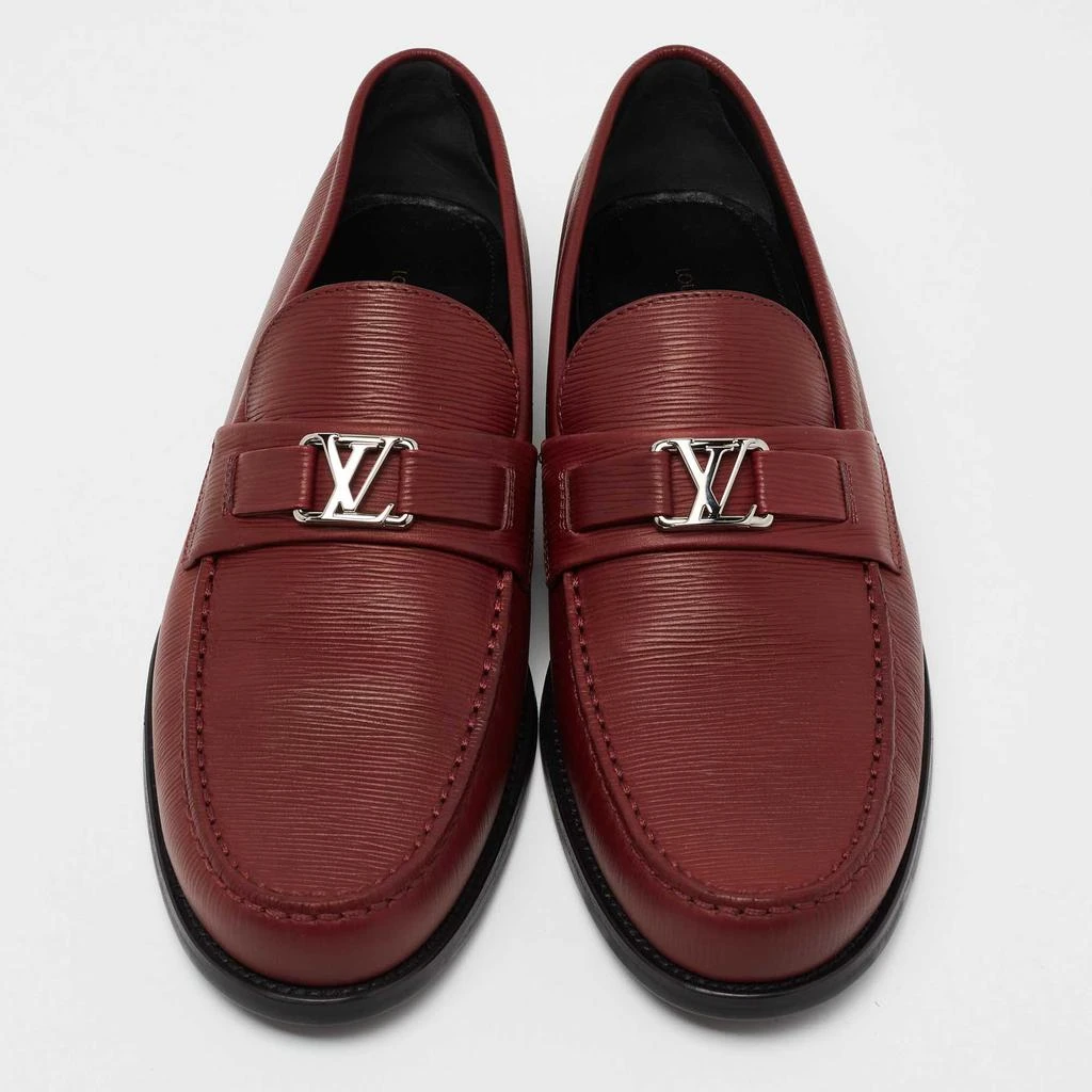 商品[二手商品] Louis Vuitton|Louis Vuitton Burgundy Epi Leather Major Slip On Loafers Size 44,价格¥5220,第3张图片详细描述