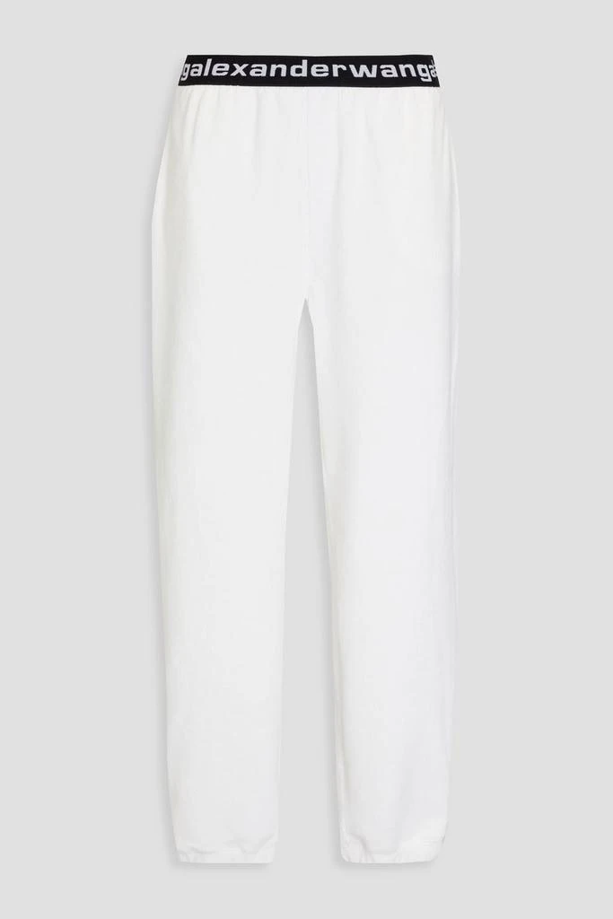 商品Alexander Wang|Stretch cotton-blend corduroy track pants,价格¥1110,第1张图片