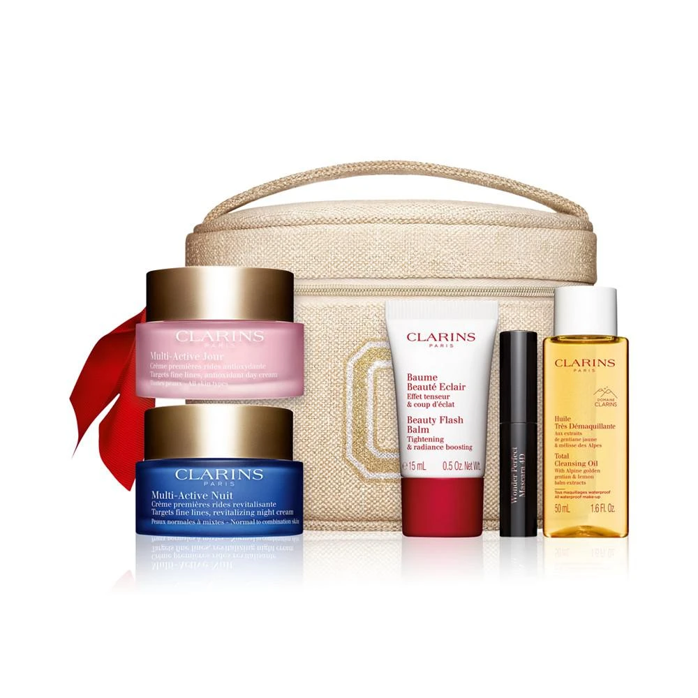 商品Clarins|6-Pc. Multi-Active Luxury Skincare Set for Glowing Skin,价格¥816,第1张图片