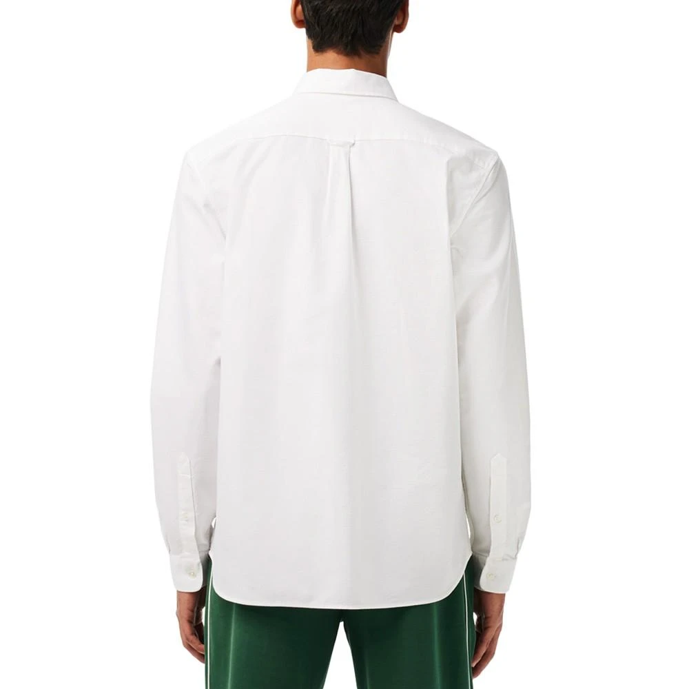 商品Lacoste|Men's Woven Long Sleeve Button-Down Oxford Shirt,价格¥760,第2张图片详细描述