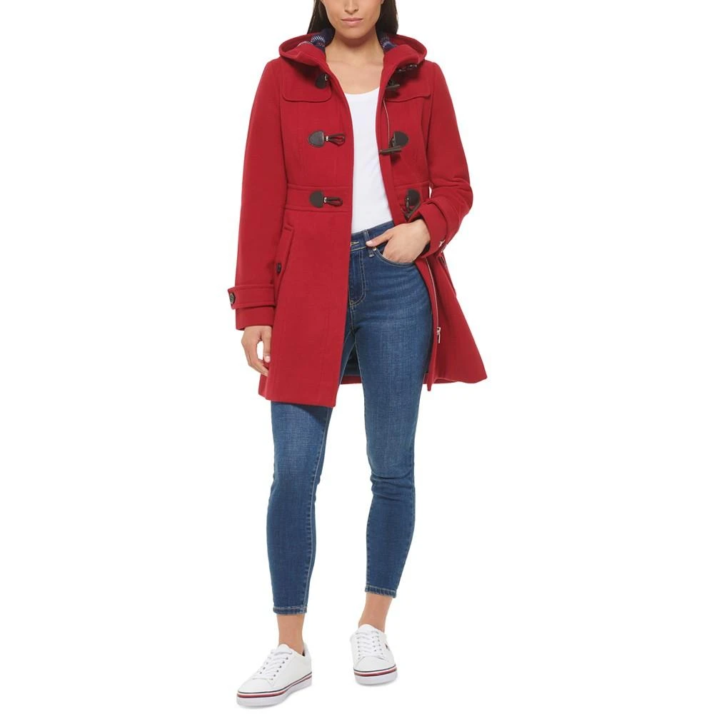 商品Tommy Hilfiger|Women's Hooded Toggle Walker Coat, Created for Macy's,价格¥977,第5张图片详细描述