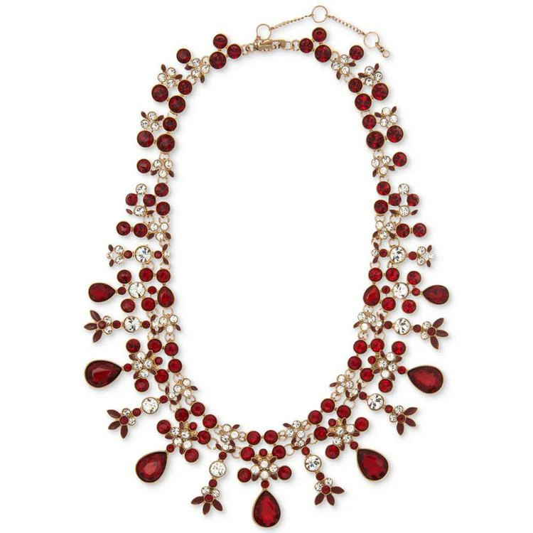 商品Givenchy|Clear & Colored Stone Statement Necklace,价格¥648,第2张图片详细描述
