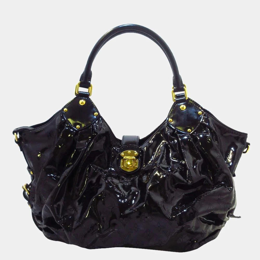 商品[二手商品] Louis Vuitton|Louis Vuitton Black Mahina Surya XL Hobo Bag,价格¥7339,第1张图片