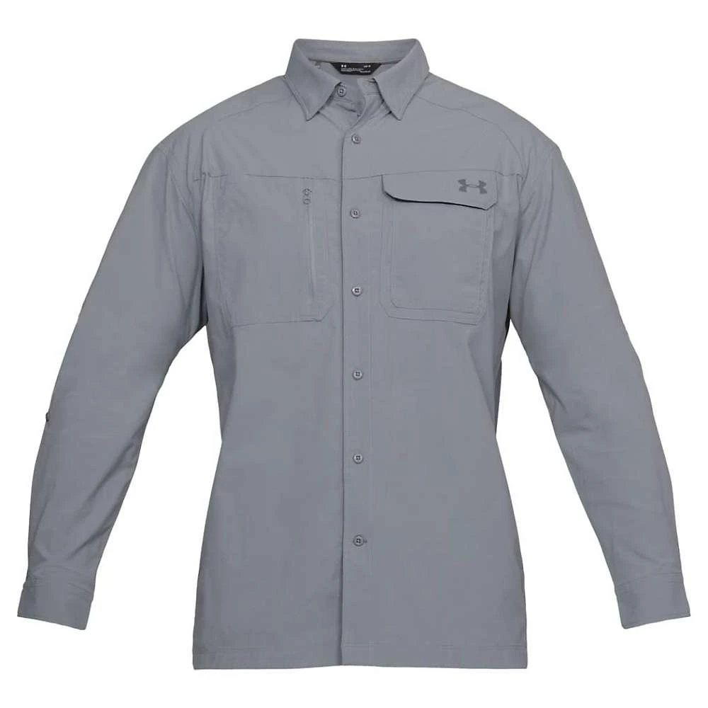 商品Under Armour|Under Armour Men's UA Fish Hunter LS Solid Shirt,价格¥290,第1张图片