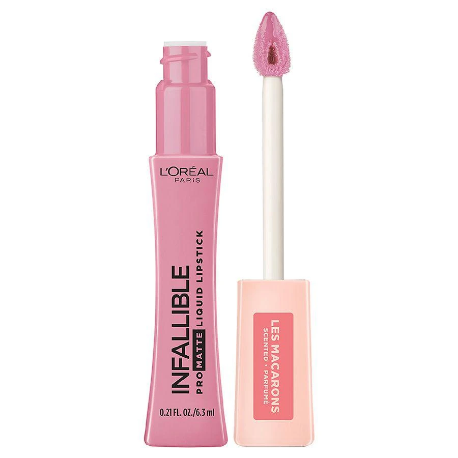 商品L'Oreal Paris|Pro-Matte Les Macarons Scented Liquid Lipstick,价格¥53,第1张图片