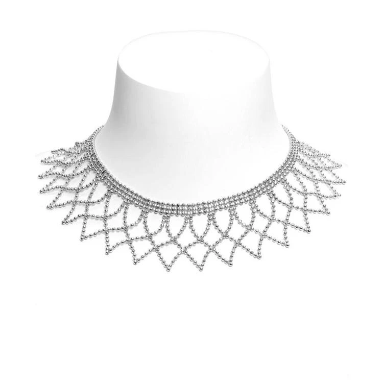 商品Anne Klein|Crochet Chain Statement Choker Necklace,价格¥103,第4张图片详细描述