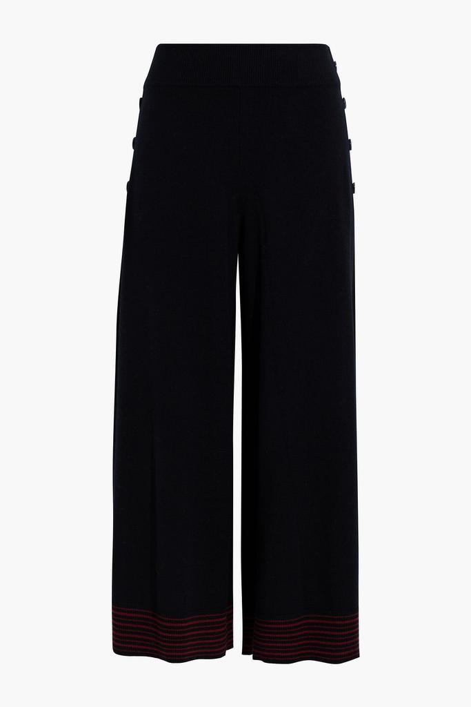 商品ROKSANDA|Cropped striped wool and cashmere-blend wide-leg pants,价格¥2473,第1张图片