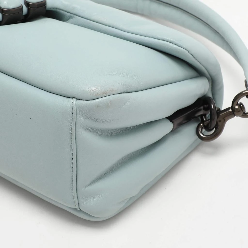 Coach Blue Leather Tabby Pillow 26 Shoulder Bag 商品