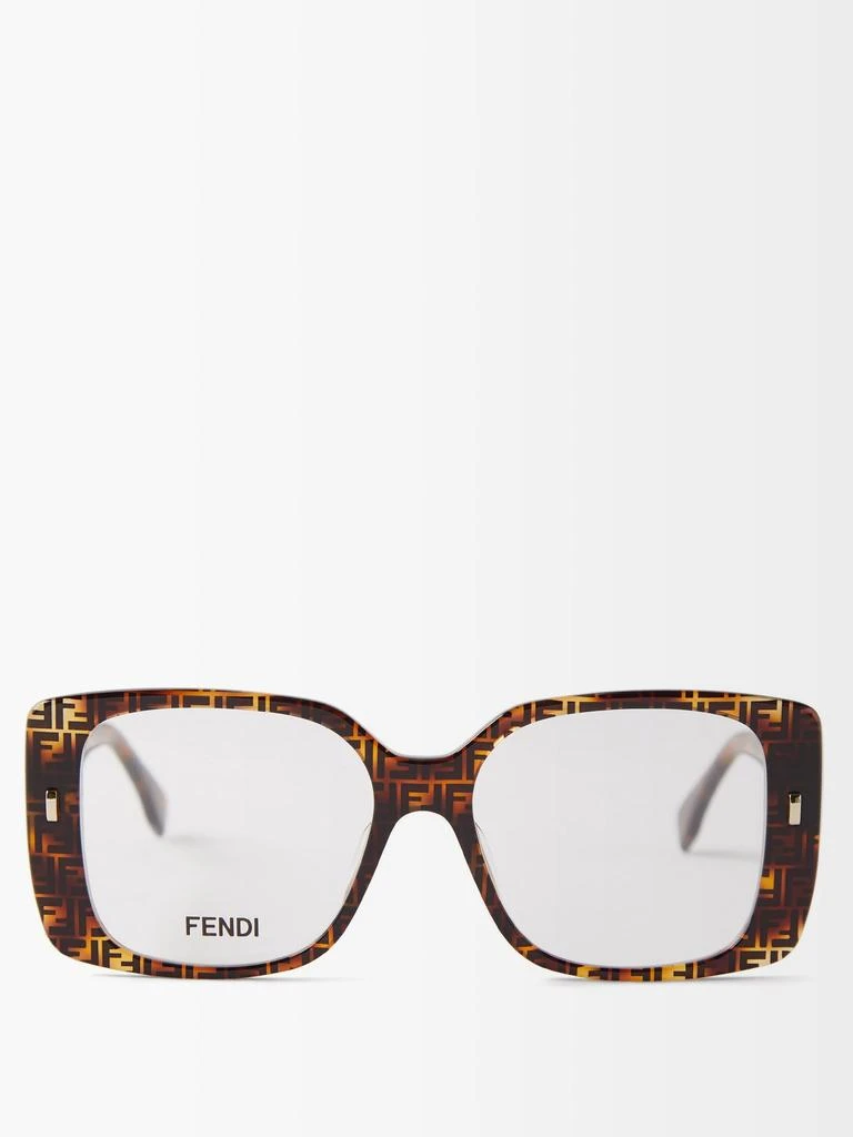 商品Fendi|Fendi First square tortoiseshell-acetate glasses,价格¥3313,第1张图片