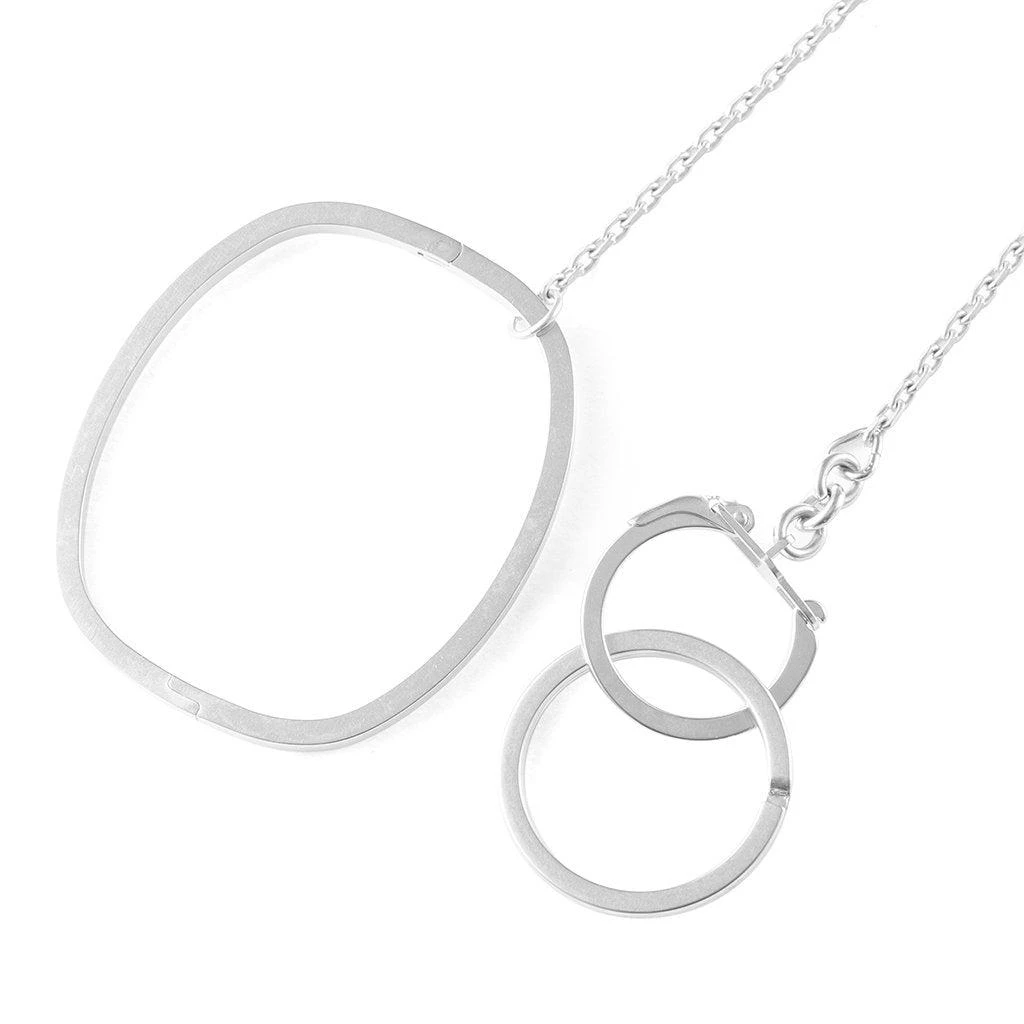 商品MAISON MARGIELA|SM2UA0002 Key Ring - Silver Burattato,价格¥3776,第2张图片详细描述
