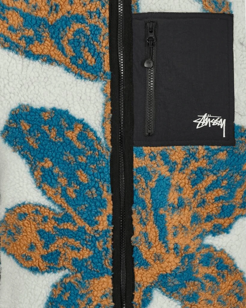 商品STUSSY|Floral Sherpa Hood Jacket White,价格¥1511,第5张图片详细描述
