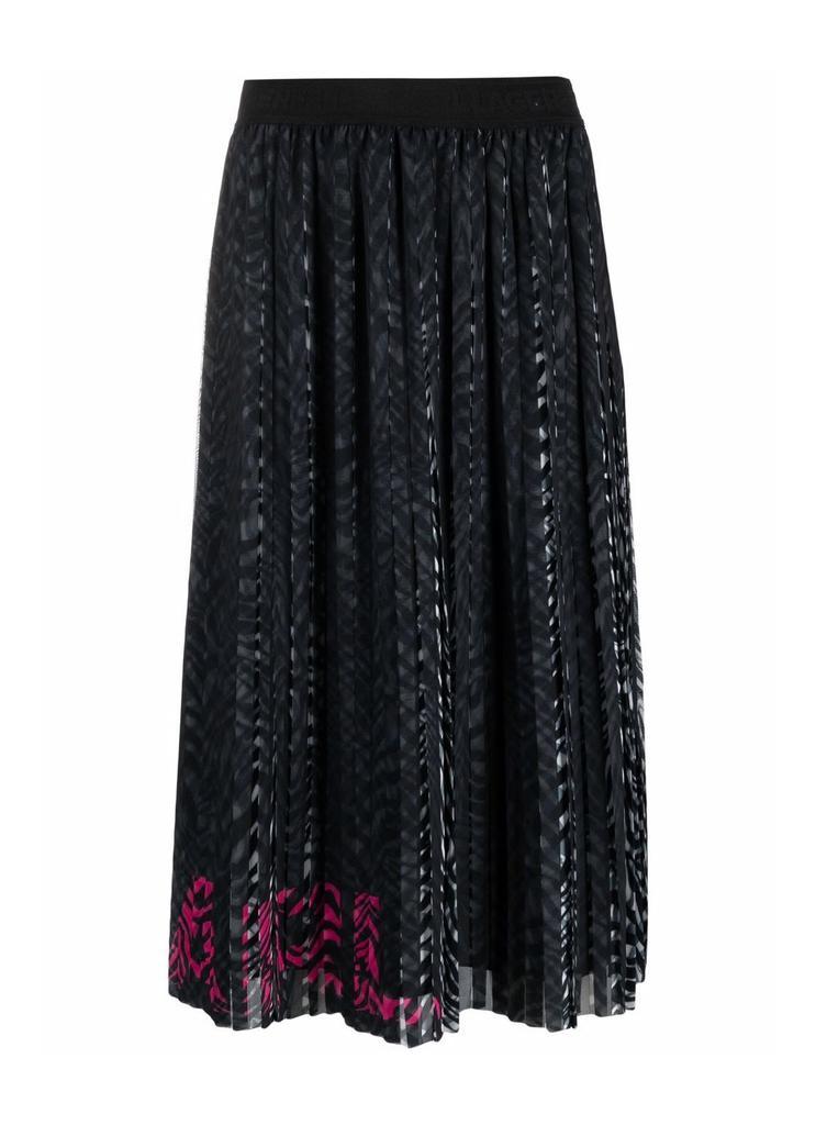 商品Karl Lagerfeld Paris|zebra printed pleated skirt,价格¥1196,第1张图片