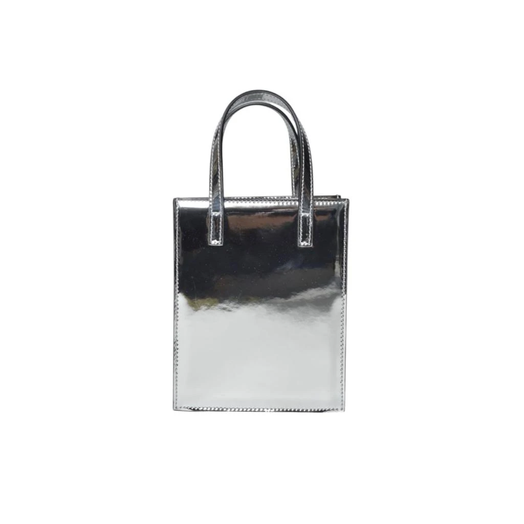 商品Hidesins|Silver Mini Leather Flap Shoulder Bag,价格¥1227,第4张图片详细描述
