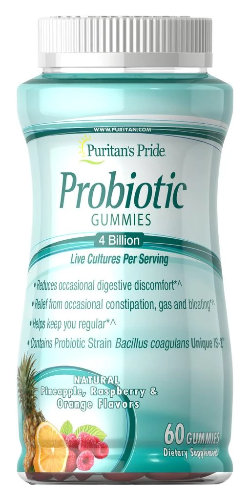 商品Puritan's Pride|Vitamins & Supplements: Probiotic Gummies,价格¥190-¥380,第1张图片