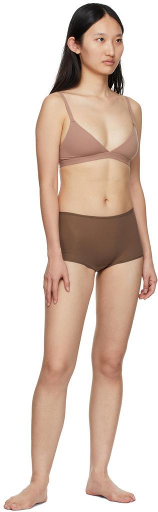 商品SKIMS|Brown Fits Everybody Boy Shorts,价格¥210,第4张图片详细描述