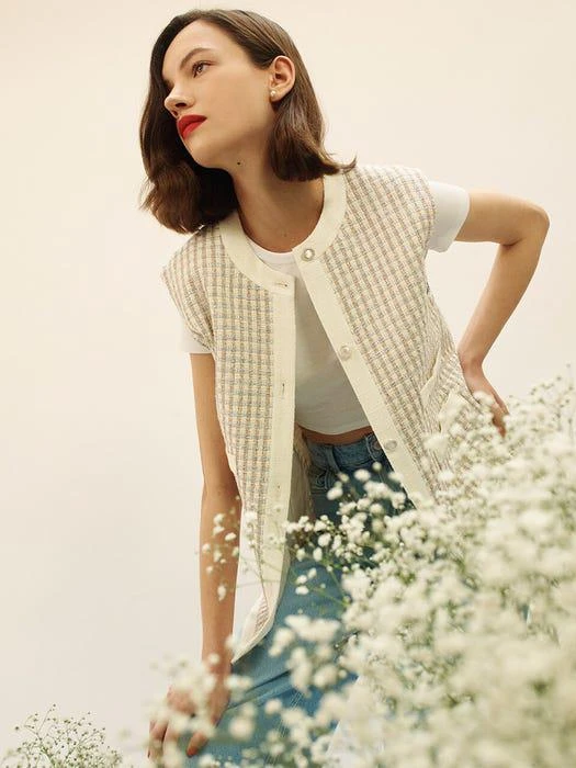 [Tweed] Oversized Tweed Vest 商品
