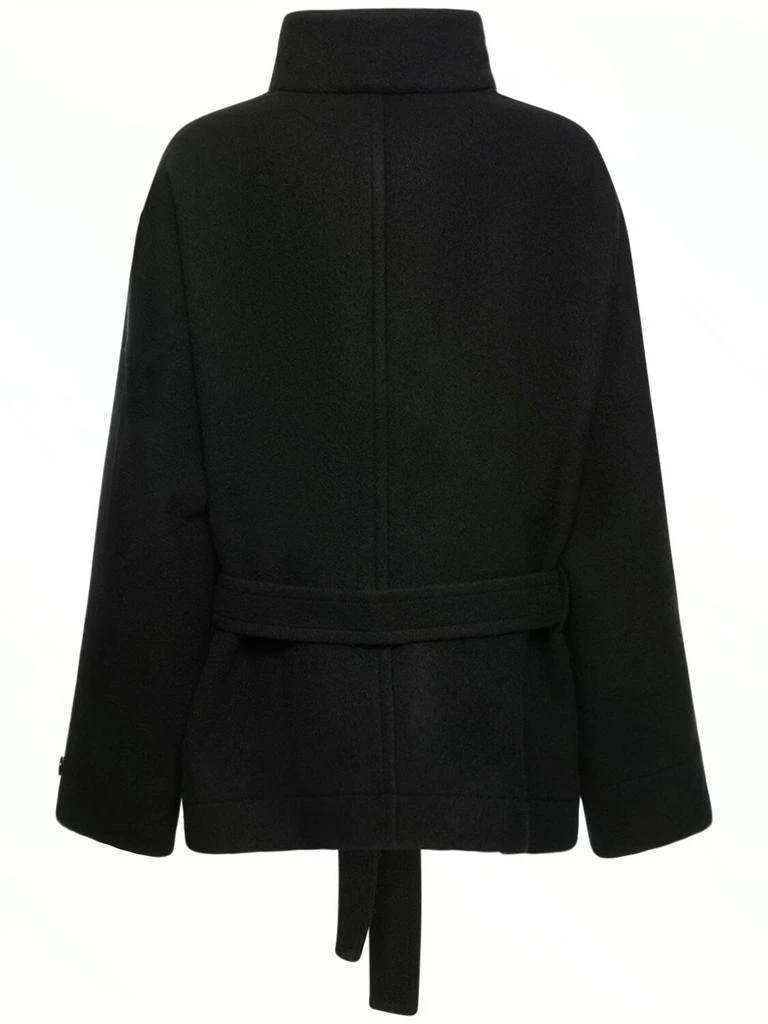 商品Lemaire|Bathrobe Short Wool Duffle Coat,价格¥12278,第4张图片详细描述