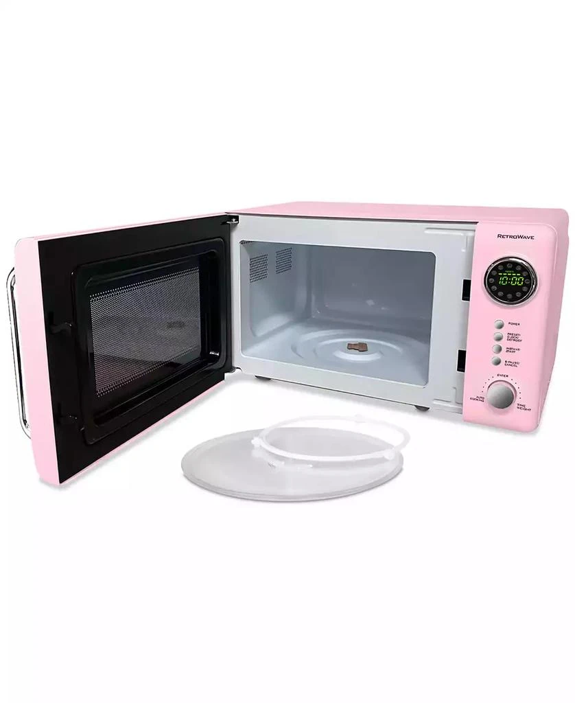 商品Nostalgia|NRMO7AQ6A Retro 700-Watt LED Microwave,价格¥631,第2张图片详细描述