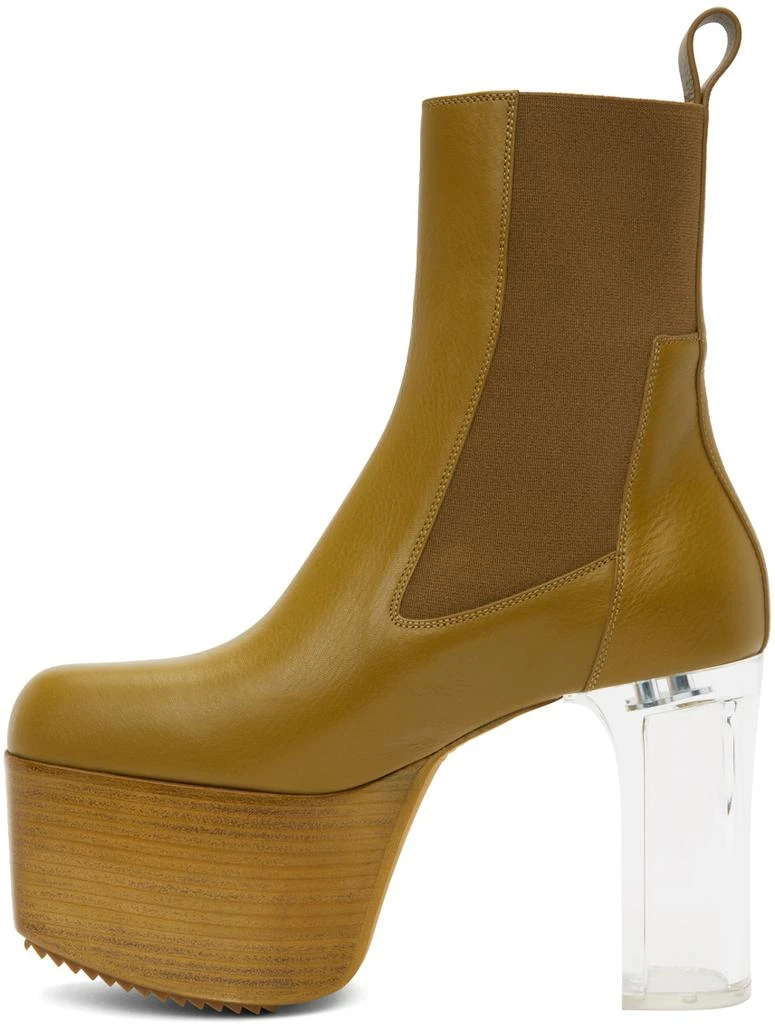 商品Rick Owens|Green Platform Chelsea Boots,价格¥3507,第3张图片详细描述