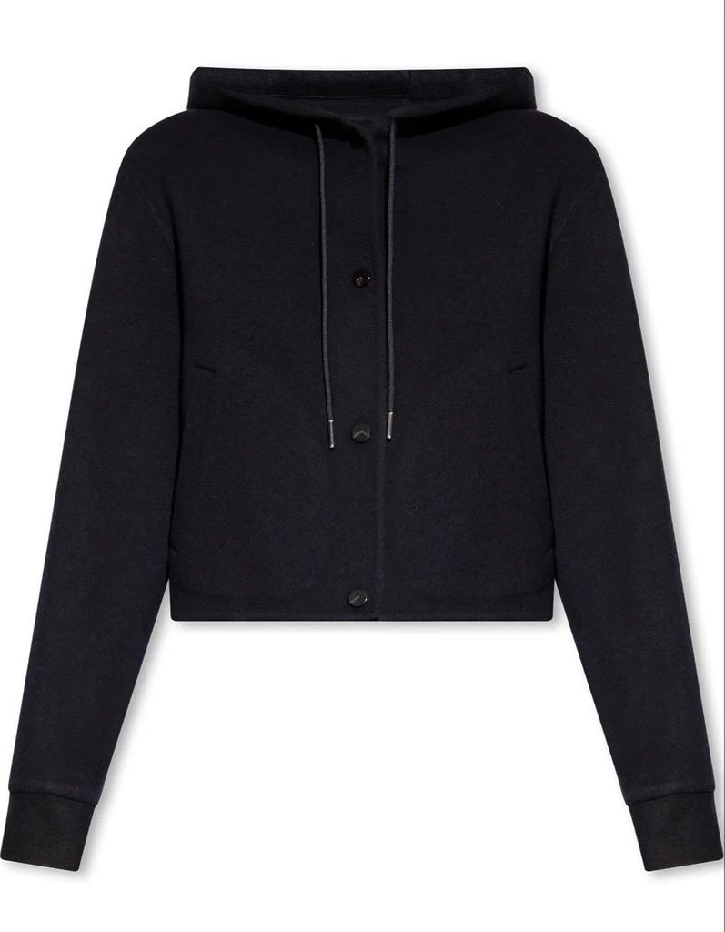 商品Theory|Theory Button-Up Hooded Drawstring Jacket,价格¥3610,第1张图片
