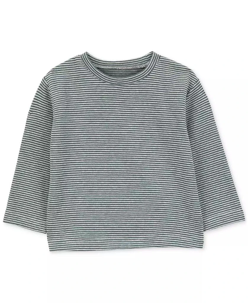 商品Carter's|Baby Boys Striped T-Shirt & Corduroy Overall, 2 Piece Set,价格¥122,第3张图片详细描述