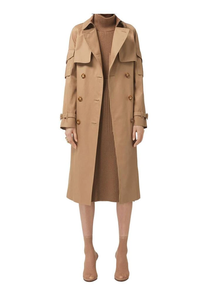 商品Burberry|Pocket detail cotton gabardine trench coat,价格¥18997,第3张图片详细描述
