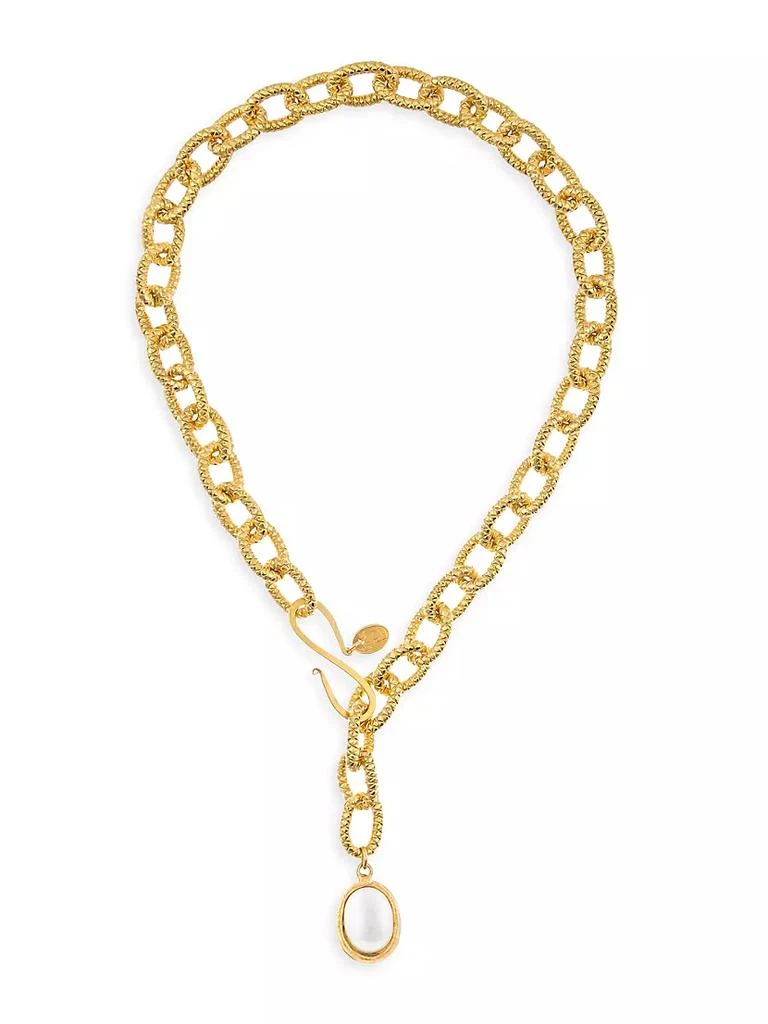商品Sylvia Toledano|Atlantis 22K-Gold-Plated &amp; Cultured Freshwater Pearl Pendant Necklace,价格¥2731,第1张图片