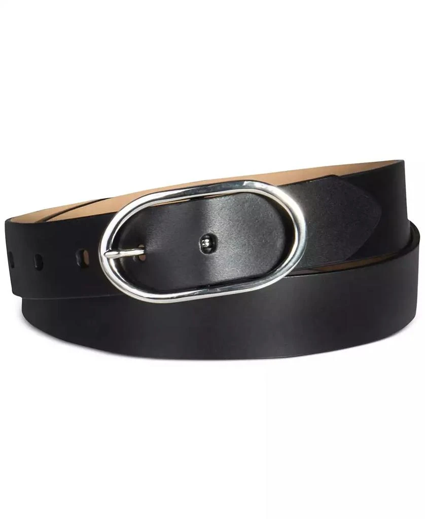 商品Calvin Klein|Women's Oval Center Bar Buckle Dress Belt,价格¥357,第1张图片