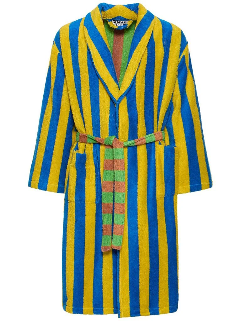 商品DUSEN DUSEN|Reef Stripe Cotton Blend Bathrobe,价格¥1053,第1张图片