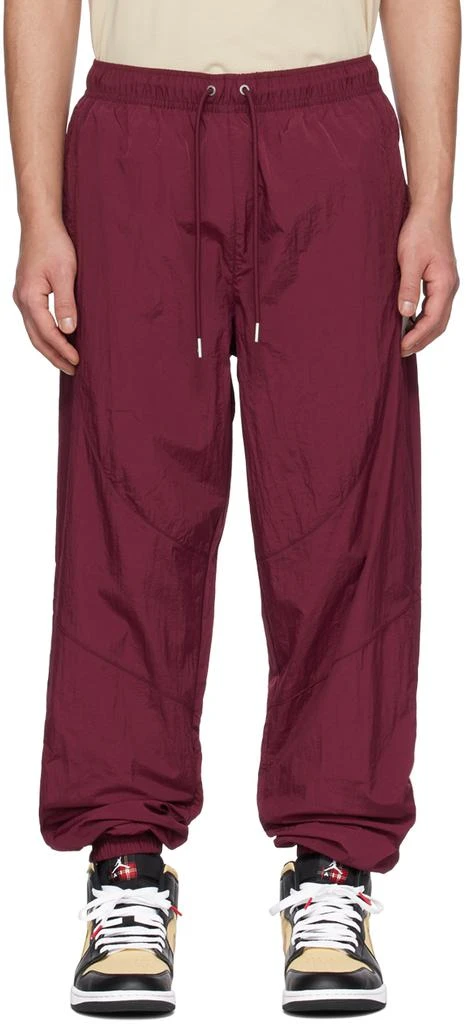 商品Jordan|Burgundy Statement Warm Up Track Pants,价格¥487,第1张图片