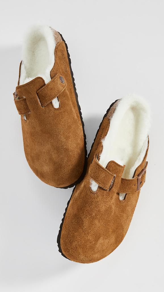 商品Birkenstock|Birkenstock Boston Shearling Sandals,价格¥1224,第5张图片详细描述