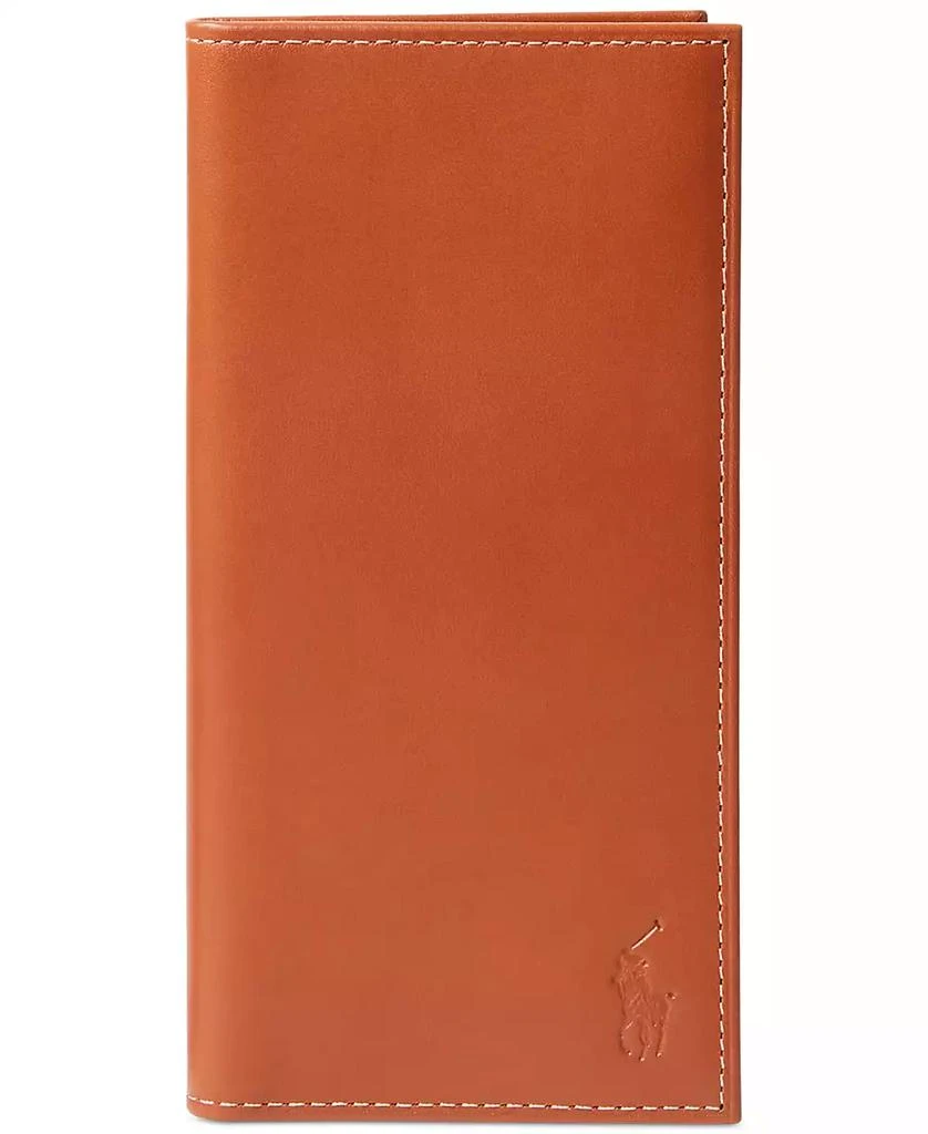 商品Ralph Lauren|Men's Burnished Leather Narrow Wallet,价格¥874,第1张图片