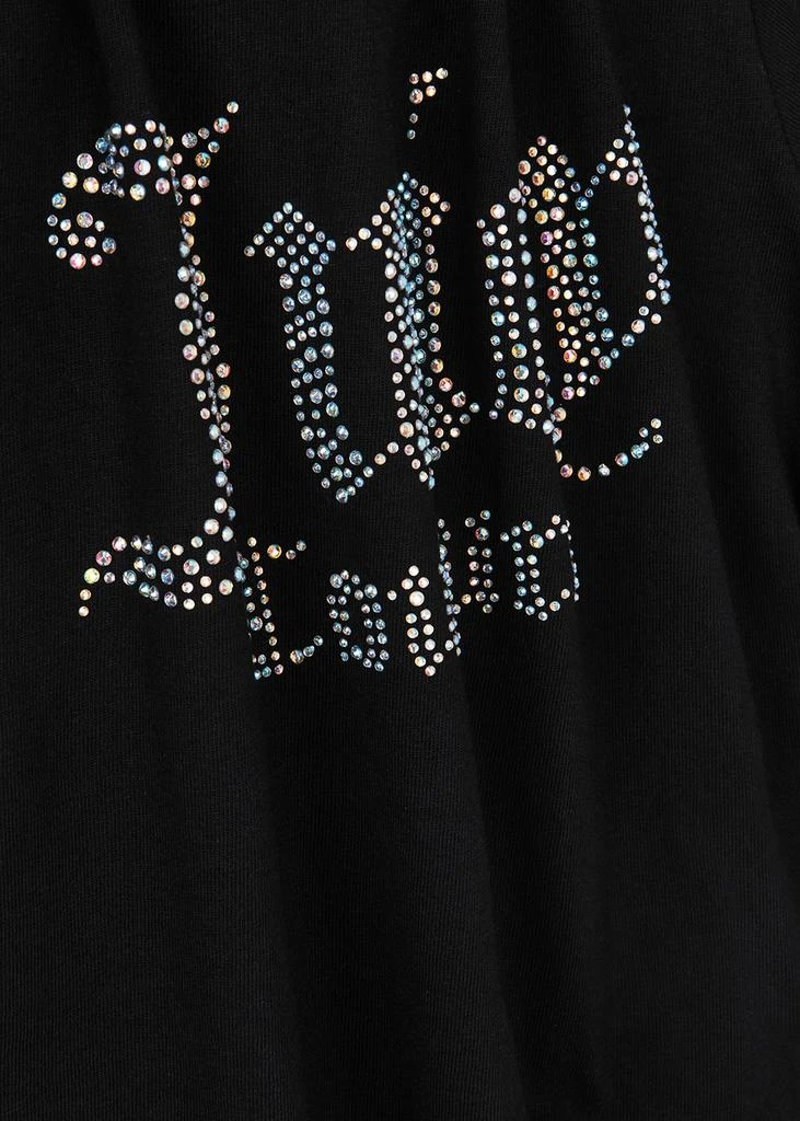 商品Juicy Couture|KIDS Black embellished cotton T-shirt (3-7 years),价格¥140,第2张图片详细描述