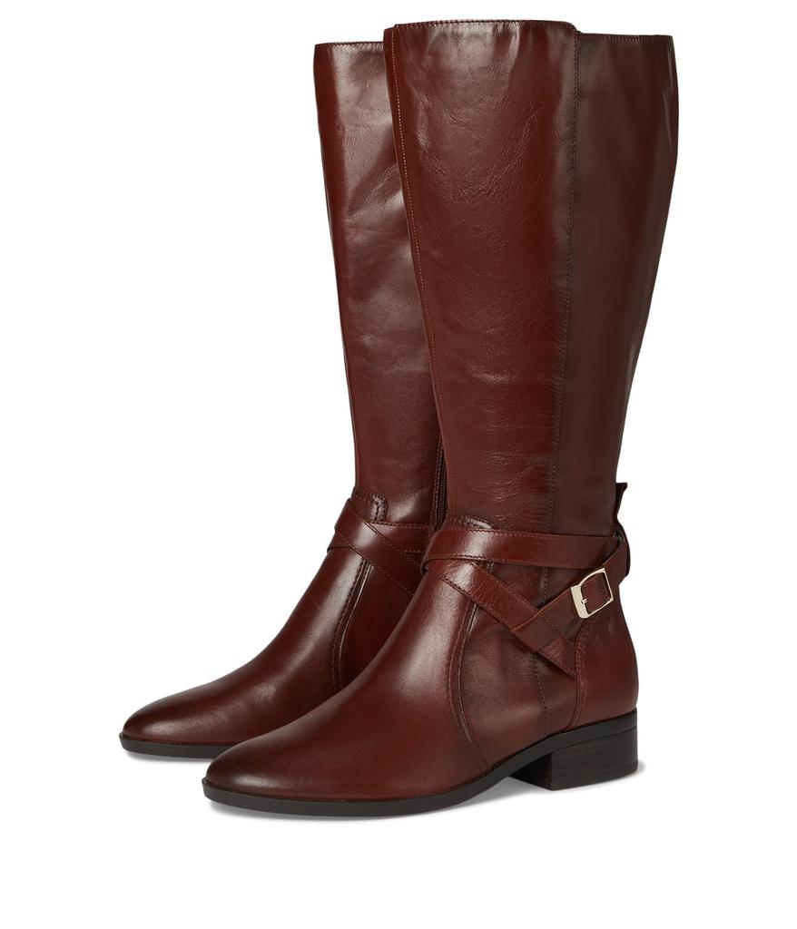 Stivali da donna Kalina J3012L1004, taglia US 10, in pelle nera, alti fino al ginocchio, modello KHD1515 image 2