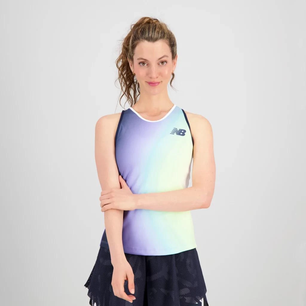 商品New Balance|Printed Tournament V-Neck Tank,价格¥233,第1张图片