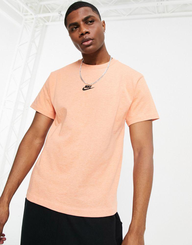 Nike Premium Essentials premium boxy fit t-shirt in washed pink商品第3张图片规格展示