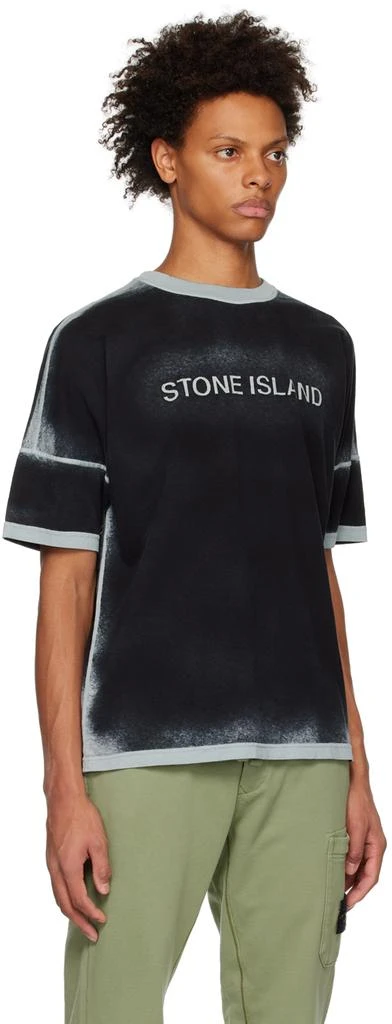 商品Stone Island|Navy Spray Painted T-Shirt,价格¥1288,第2张图片详细描述