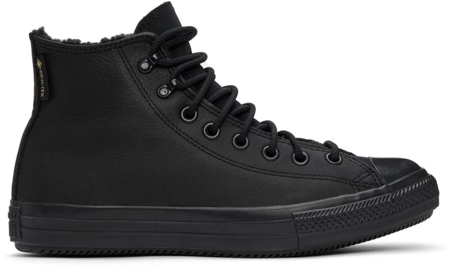 商品Converse|Black Leather & Gore-Tex Chuck 70s Hi Sneakers,价格¥571,第1张图片