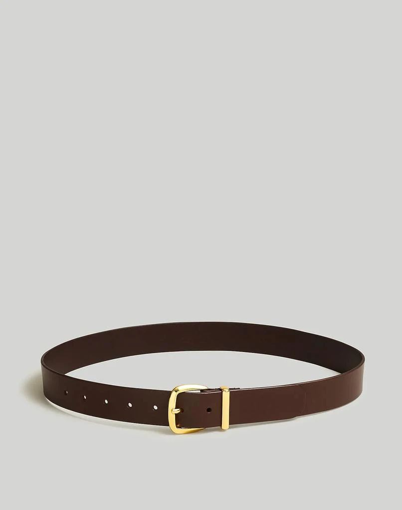 商品Madewell|The Essential Wide Leather Belt,价格¥452,第1张图片