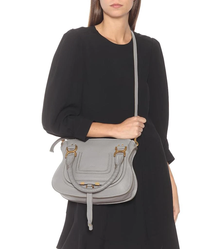 商品Chloé|Marcie S号皮革托特包,价格¥19241,第2张图片详细描述