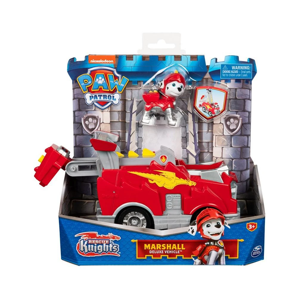 商品Paw Patrol|CLOSEOUT! Rescue Knights Marshall Changing Toy Car with Collectible Action Figure, Kids Toys for Ages 3 and up,价格¥105,第2张图片详细描述