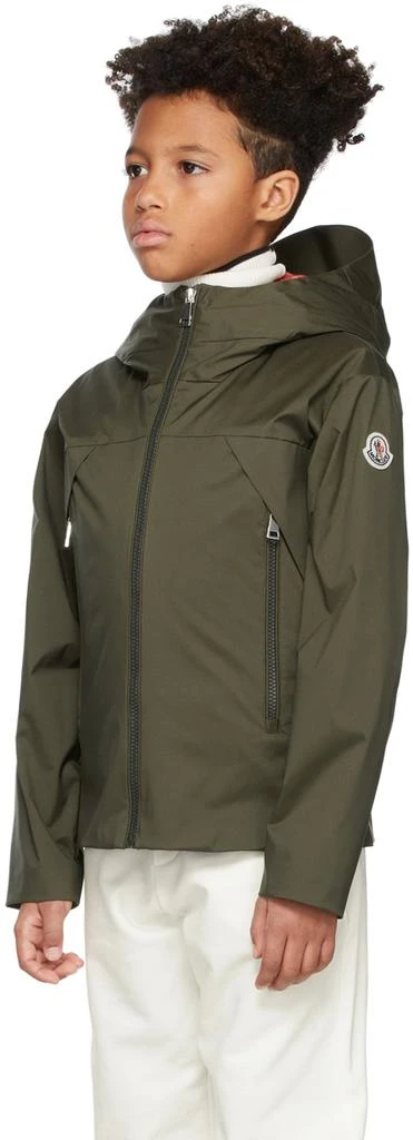 商品Moncler|Kids Khaki & Orange Down Rangen Parka Jacket,价格¥6554,第5张图片详细描述