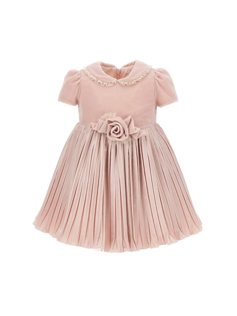 商品MONNALISA|Monnalisa Short-Sleeved Flared Dress,价格¥1366,第1张图片