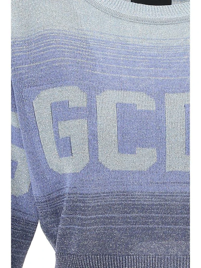 商品GCDS|GCDS Logo Intarsia-Knit Cropped Jumper,价格¥1572,第3张图片详细描述