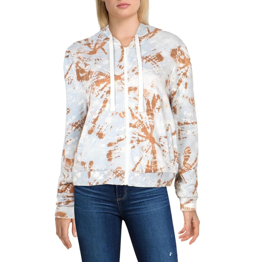 商品Kensie|Kensie Womens Tie Dye Zip Front Hoodie,价格¥46,第1张图片