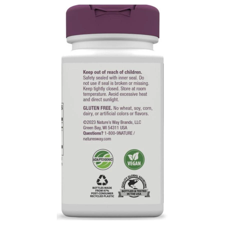 商品Nature's Way|Rhodiola Energy Vegan Capsules,价格¥166,第2张图片详细描述