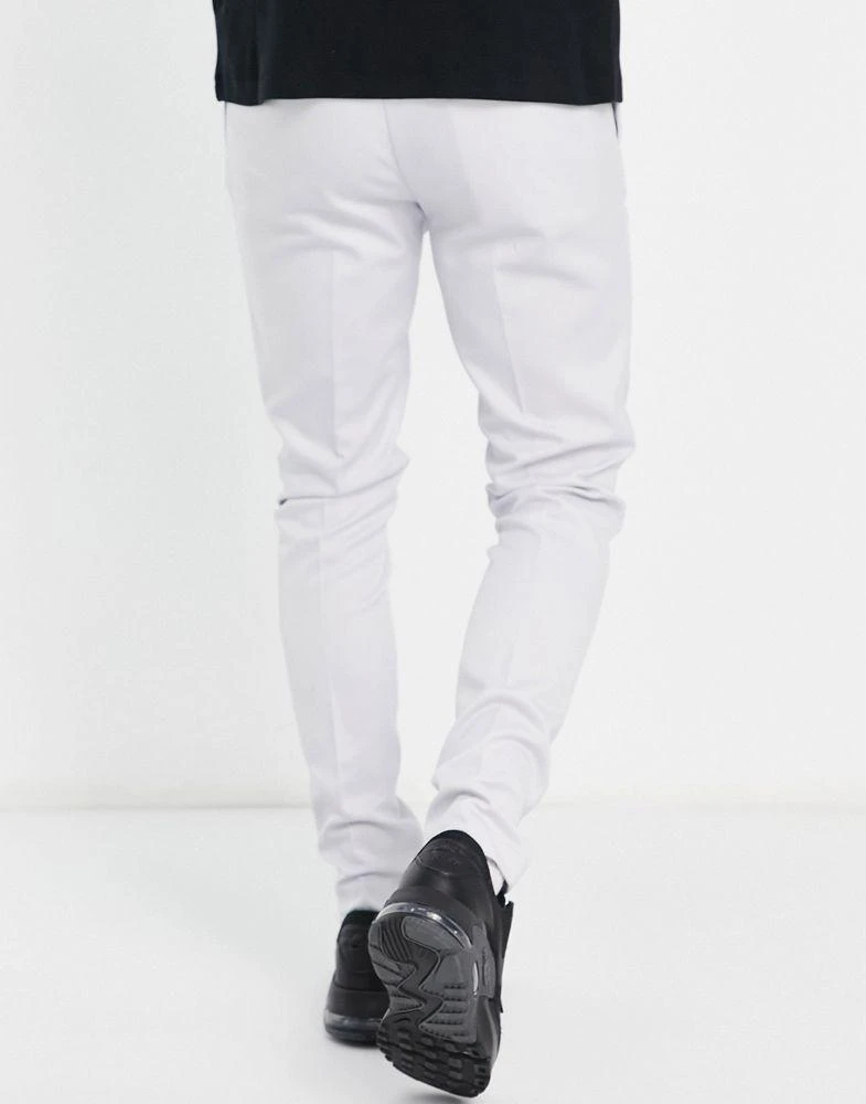 商品ASOS|ASOS DESIGN smart skinny jogger in grey twill,价格¥136,第2张图片详细描述