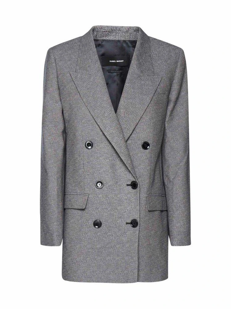商品Isabel Marant|Isabel Marant Double-Breasted Tailored Blazer,价格¥5798,第1张图片