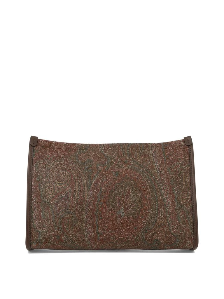 商品ETRO|Etro Essential Clutches Bordeaux,价格¥2630,第3张图片详细描述